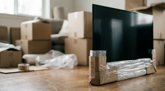 Protection d'un bien électronique de valeur lors d'un déménagement professionnel
