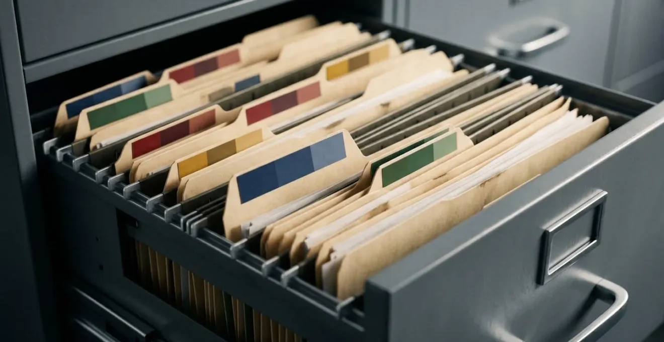 Organisation méthodique de documents physiques de transport dans un environnement professionnel sécurisé
