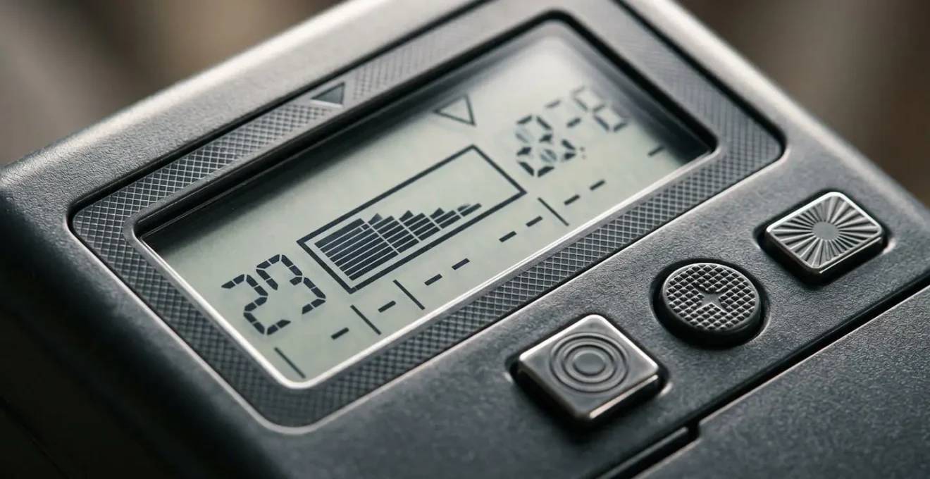 Détail macro d'un compteur électrique avec indication de la date de relevé final