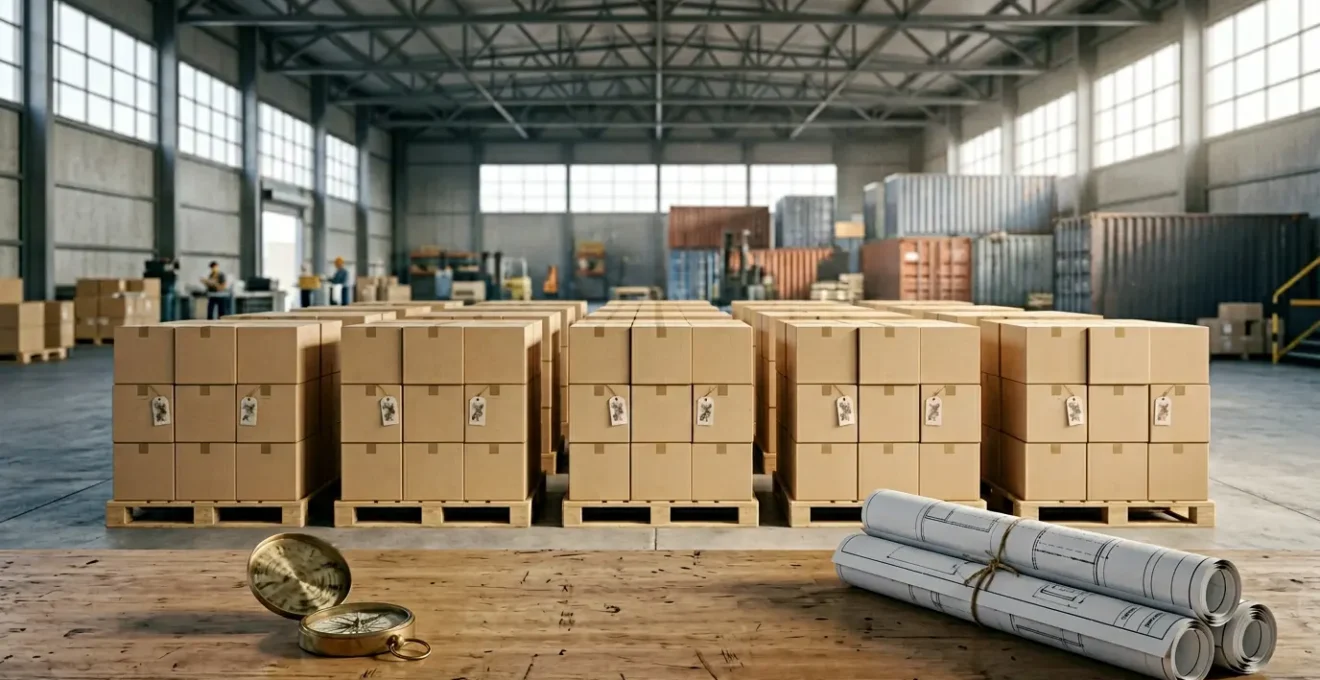 Organisation méticuleuse du dédouanement d'effets personnels lors d'un déménagement international sans stress